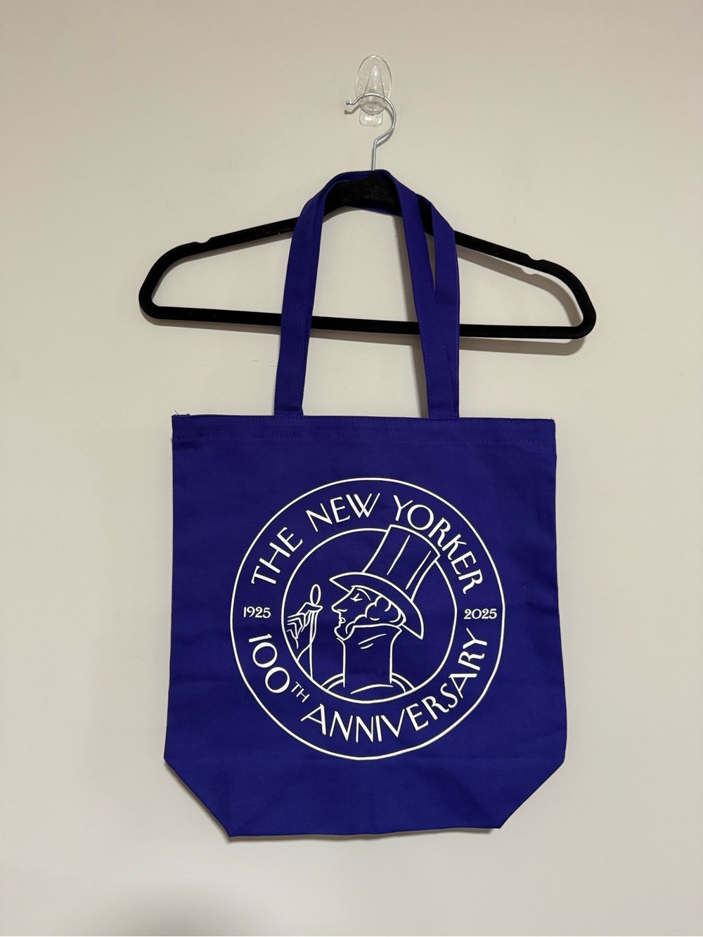 The New Yorker 100th Anniversary Tote Royal Blue Americana